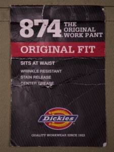 10’s Dickies 874 Original Work Pant - W42 L30